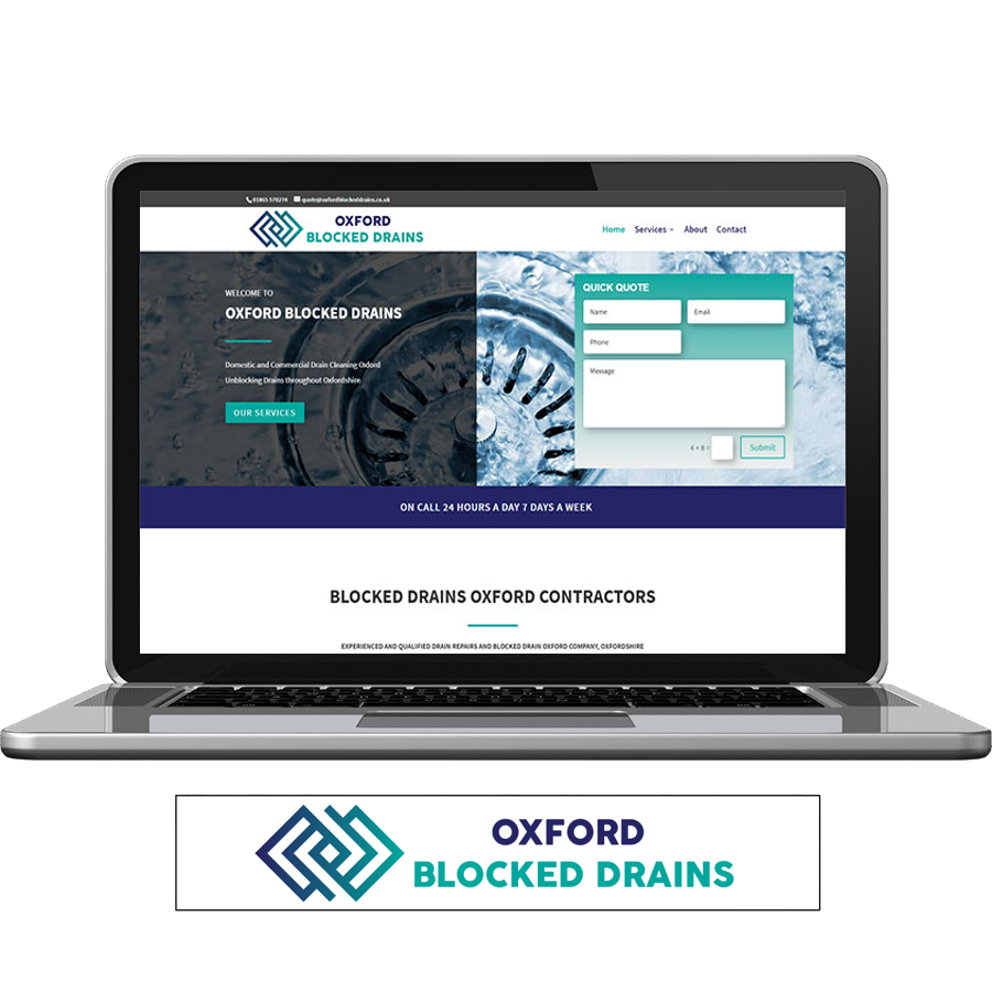 Blocked Drains Oxford Web Design